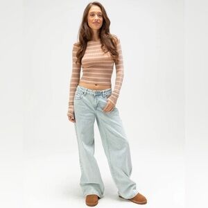 RSQ Womens Low Rise Baggy Jeans 29 NWT